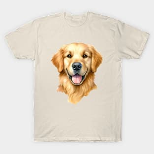 Golden Retriever Watercolor T-Shirt